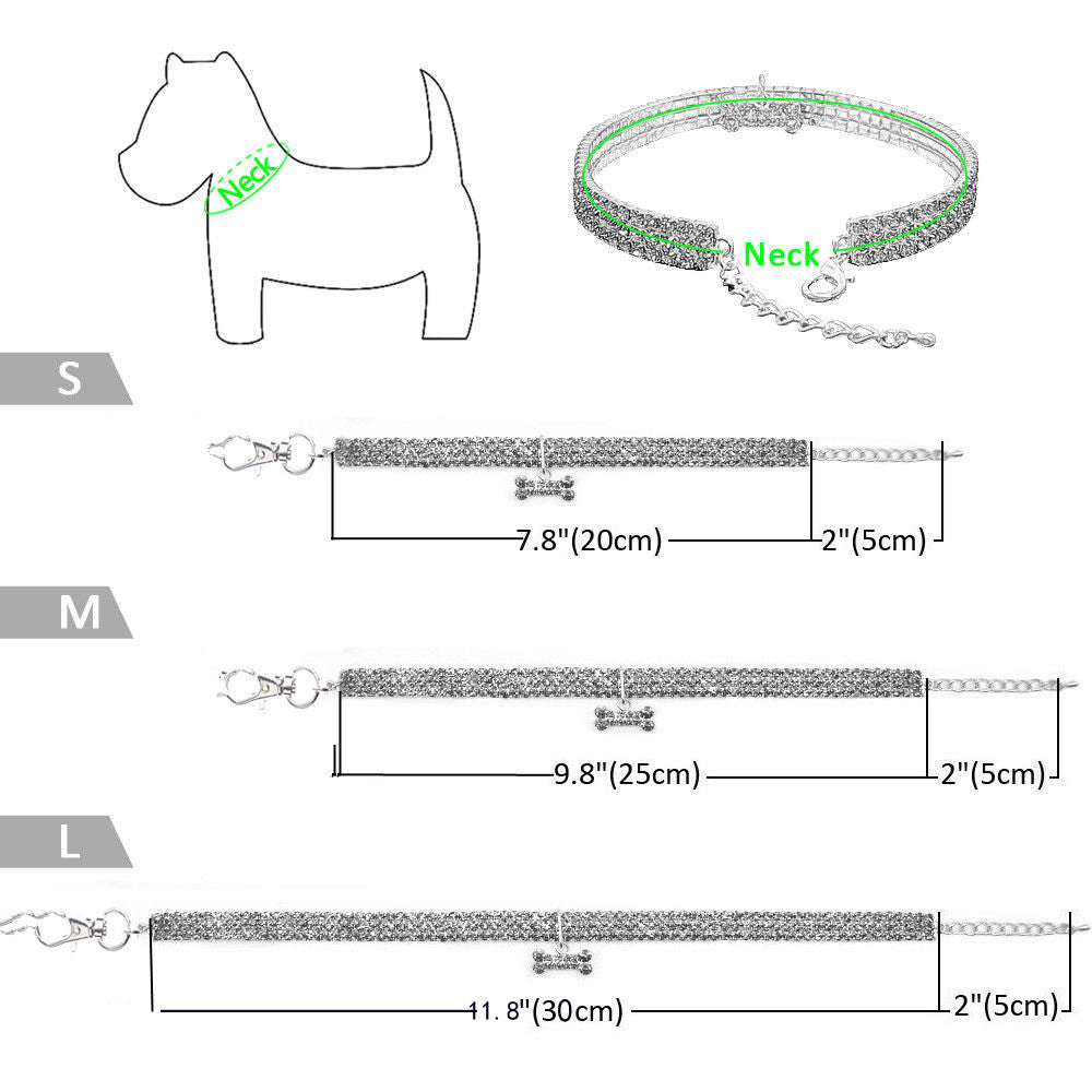 
                  
                    DigiPetz™ | Beauty-style Collar With Ornamental Diamond Detail | Dog Collars
                  
                