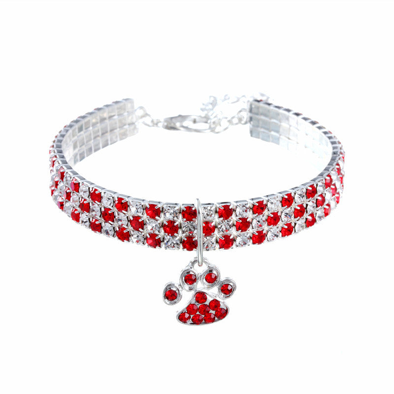 DigiPetz™ | Beauty-style Collar With Ornamental Diamond Detail | Dog Collars